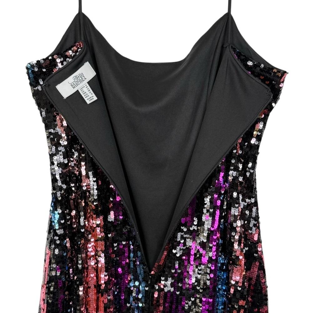 Badgley Mischka Multicolor Sequin Prom Dress - Prom! - Picture 4 of 12
